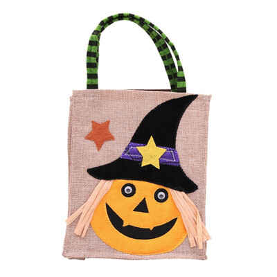 

Colorful Halloween Candy Bag Gift Bags Pumpkin Trick Or Treat Bags Sacks Hallowmas Gift For Kids Event Party Supplies