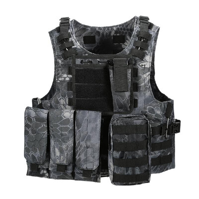 

Outdoor Molle Vest Modular Gear Carrier Adjustable Training Gaming Paintball Assault Vest