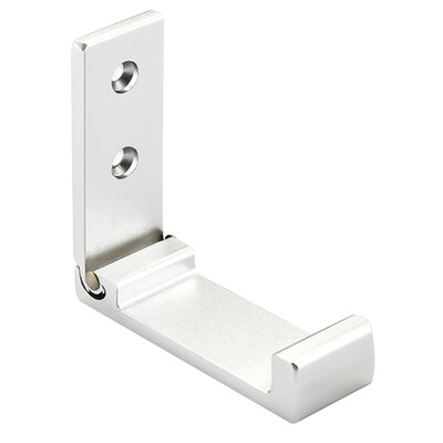 

Aluminum Alloy Folding Door Rear Multi-function Hook Hanger for Robe Coat Towel Keys Bags Home Kitchen Bathroom