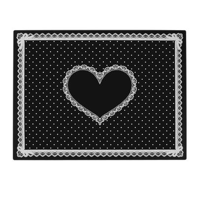 

Heart Folding Washable Silicone Lace Dot Nail Art Hand Pad Manicure Mat