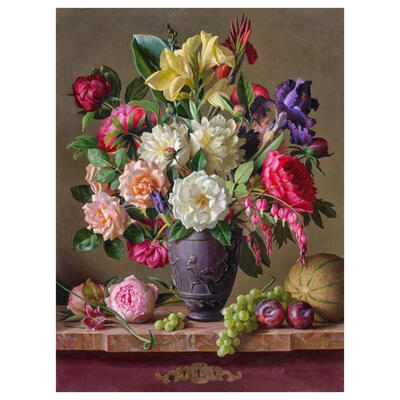 

5D DIY Full Drill Diamond Painting Colorful Flowers Cross Stitch Embroidery