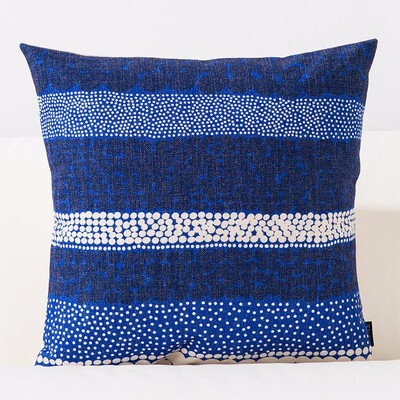 

Sea Blue Plant Leaf Printed Cushion Anchor Pattern Marine Ship Throw Pillow Decorative Pillows Kids Cushions