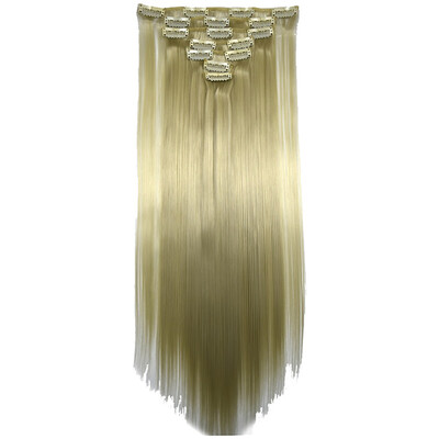 

〖Follure〗Full Head Women Clip Synthetic High Temperature Wire Straight Hair Piece