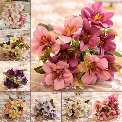 

Artificial Flower Silk Bouquet Delphinium Violet Hyacinth Home Decoration