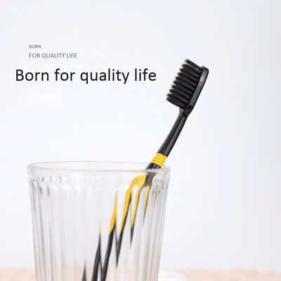

JIANPAI bamboo charcoal soft toothbrush 1pcs color random delivery
