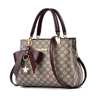 

Baitao womens bag in summer fashion inclined handbag middle-aged mother bag single shoulder bag big bag