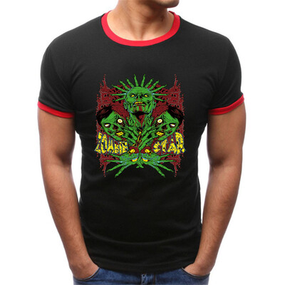 

Toponeto Men Fashion Solid Printing Style Cotton Design T-shirt Casual Shirts Tops Blouse