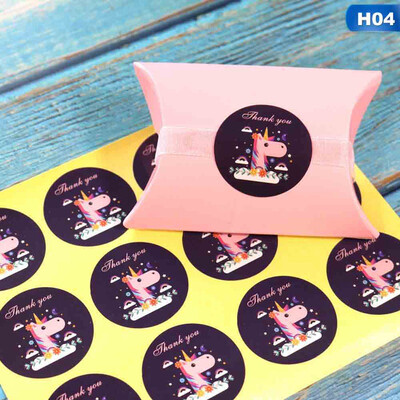 

Unicorn Candy Bag Sticker Birthday Party Decor Gift Box Seal Cartoon Hot