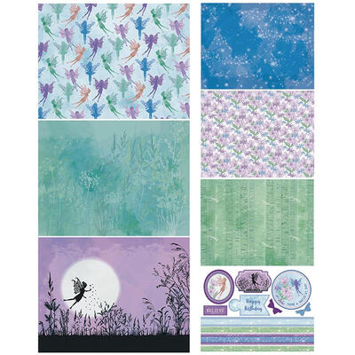 

14pcs Fairy DIY Background Paper Scrapbooking Photo Album Paper Cards Decor