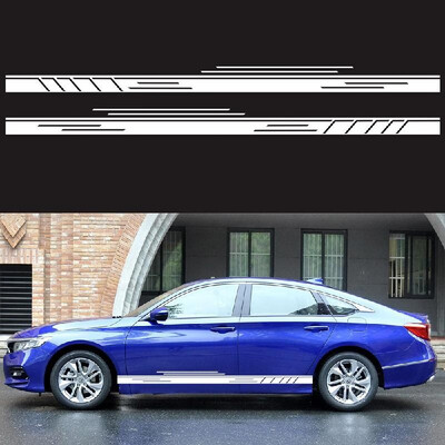 

1Pair Car Sticker Side Door Stripes Sticker Racing Decal Auto Body Decor