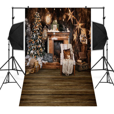 

〖Follure〗Christmas Backdrops Snowman Vinyl 3x5FT Lantern Background Photography Studio