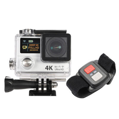 

2 Inch Dual Screen LCD Ultra HD Wifi Sports Action Camera 4K 15fps 1080P 60fps 12MP 170° Wide-angle for HDMI Output Waterproof 30m