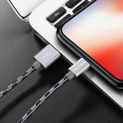 

HOCO U59 Charge Cable Type C Micro USB Lightning Charging And Syncing Cord-Lightning