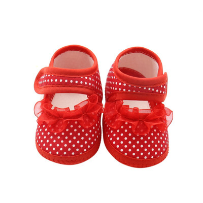 

High Quality Baby Girls Summer Toddler Bowknot Mesh Flower Footwear Cloth Soft Sole First Walkers Shoes