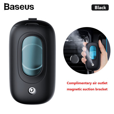 Baseus Mini car magnetic humidifier with Air outlet holder nano atomization humidifier working with aroma diffuser odor