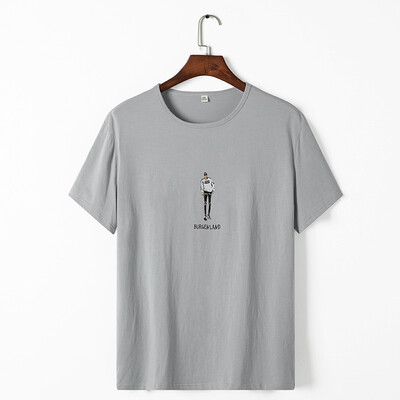 

NDQ Mens Summer Solid Color Short Sleeve T-Shirt KN7832 5067