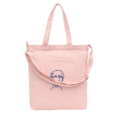 

Women Canvas Shoulder Bag Painting Printing Ladies Shopping Bags Feminina Simple Eco Painting Cloth Handbag Tote YJ