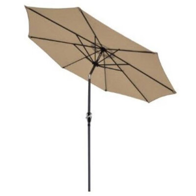 

Sun Umbrella 27M Hand-cranking Style Waterproof Folding Sunshade Tawny Outdoor Umbrella