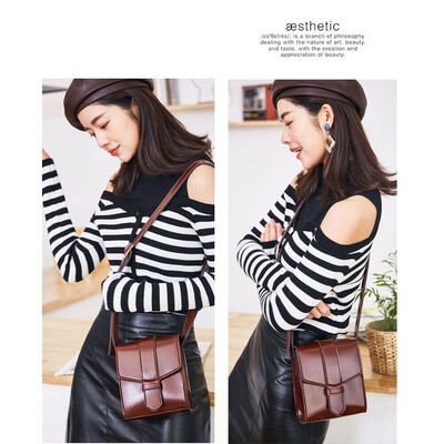 

2019 New Style Fashion Hot Women Elegant Bag Solid Shoulder Bag PU Buckle Textured Casual Fashion Shoulder Bag
