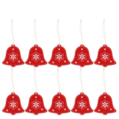 

Siaonvr 10 pieces of wooden pendants Christmas decorations home improvement gifts