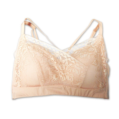 

SIWEISIYU No steel ring thin section lace print bra pregnant women 15857