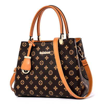 

Female bag 2019 new ladies handbag personality Korean version of the wild flower material shoulder Messenger bag female one generation