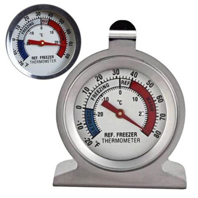 

Stainless Steel Temp Refrigerator Fridge Freezer Gauge Dial Type Thermometer