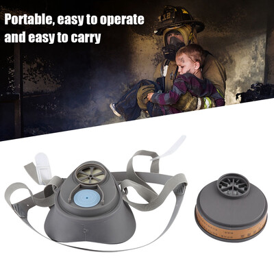 

Greensen New Emergency Respirator Chemical Gas Mask Survival Safety Filter Gas MaskRespirator