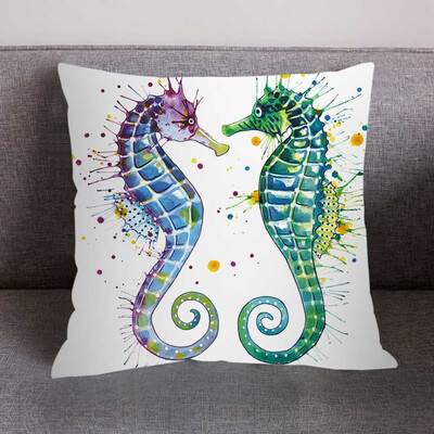 

〖Follure〗Print Pillow Case Polyester Sofa Car Cushion Cover Home Decor