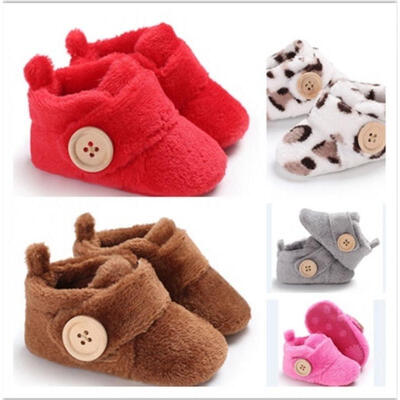 

New Baby Shoes Baby Cotton Baby Crib Shoes Toddler Infant Soft Shoes 0-18 Months