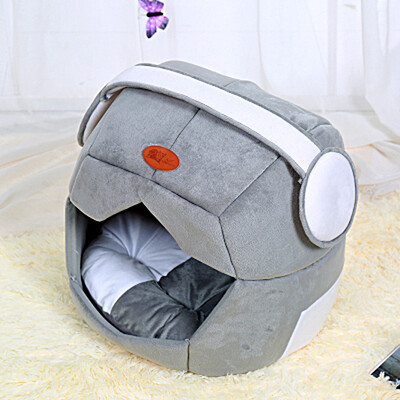 

HANHANLEYUAN kennel cat litter house dog supplies Teddy dog mat dog house winter puppy nest bed removable&washable L number 20 kg inside pet length 53 wide 49 height 48cm