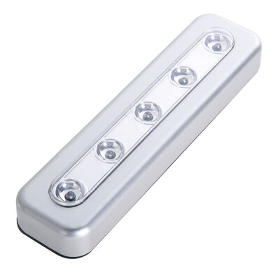 

Tap Lights 5-LED Self-Stick Under Cabinet Push Night Light Closet Light