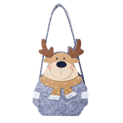 

Toponeto Christmas Flannelette Handbag Gift Party Pouch Xmas Candy Organza Candy Bag