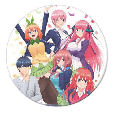 

Ailin Online The Quintessential Quintuplets Brooch Japanese Anime Brooches & Pins for Clothes Bags Caps&Pencil Cases