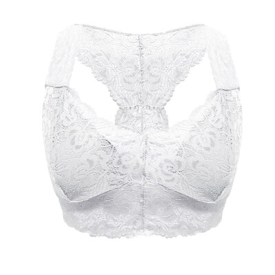 

〖Follure〗New Women Plus Size Vest Crop Wire Free Bra Lingerie Sexy V-Neck Underwear -3XL