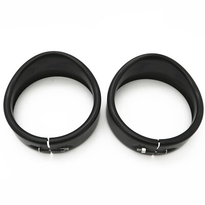 

2 New Motorcycle 45Inch Fog Lamp Light Protection Ring Cover Decor Lamp Shade
