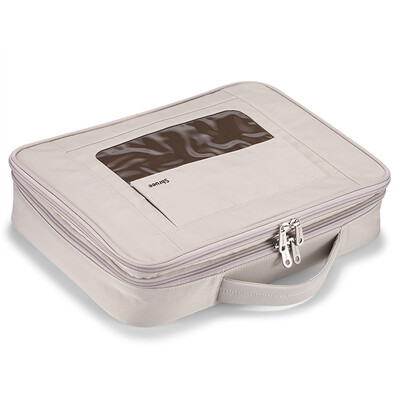 

Family Certificate Receiving Bag Portable Large Capacity&Multi-function Household Important Documents Receiving Box Househol