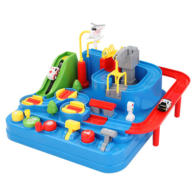 

Railway Racing Track Play Set Cartoon Children DIY Flexible Race Track Car Toys Kids Boy Early Education Gift