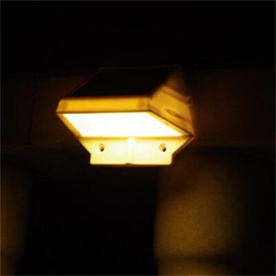 

Gobestart Solar Light Bulb Outdoor Garden Lamp Waterproof Night Security Wall Light 4LED