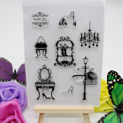 

Siaonvr Alphabet Transparent Silicone Clear Rubber Stamp Sheet Cling Scrapbooking DIY O