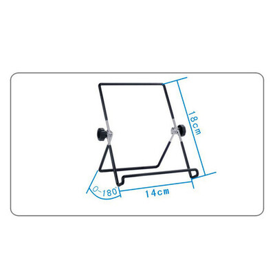 

Tablet Foldable Metal Holder 180 Degree Rotating Black Non-slip Flat Computer Stander Bracket