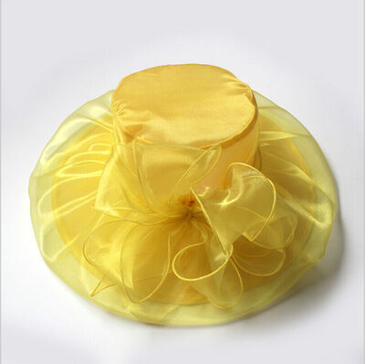 

SUNSIOM Womens Large Floppy Folding Wide Brim Cap Summer Wedding Sun Lace Beach Hat