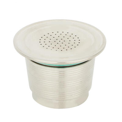 

Greensen Reusable 304 Stainless Steel Capsule-shaped Coffee Filter Set with Cleaning Brush Spoon
