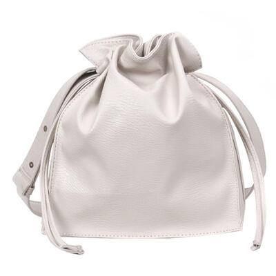 

Large Capacity Women Drawstring Shoulder Bags PU Leather Messenger Bucket