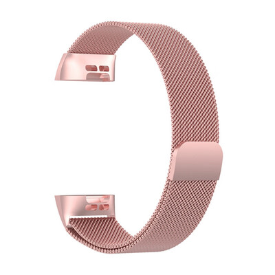 

For Fitbit Charge3 Milan Strap With 316L Stainless Steel Milan Ring Replacement Wristband