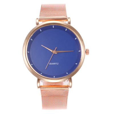 

Simple scale ladies watch colorful female alloy mesh