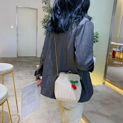 

Tailored Fashion Women Chain Bag Weave Fruit Messenger Bag Crossbody Bag Handle Bag