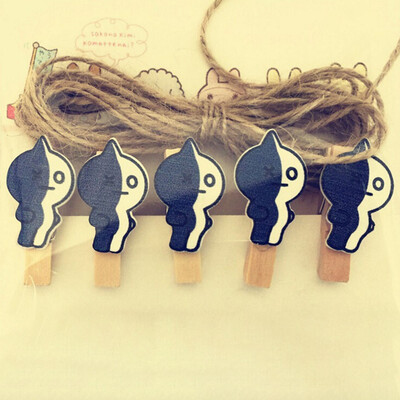 

KPOP BTS Bangtan Boys Photo Folder LOMO Card Holder Photo Clip Decorative Clip