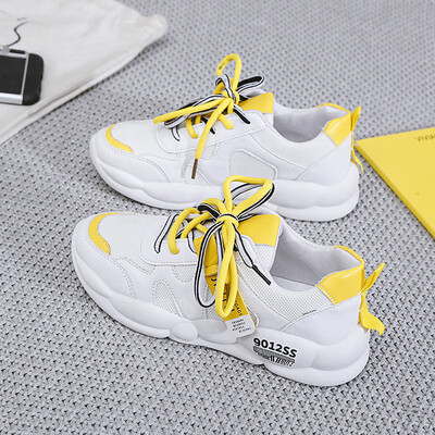 

Dad shoes female ins tide summer net red breathable mesh Korean ulzzang student bear sports 2019 new