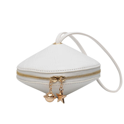 

2019 new bags bag female female bag small square bag metal chain semi-precious stone clamshell shoulder slung sequin bag